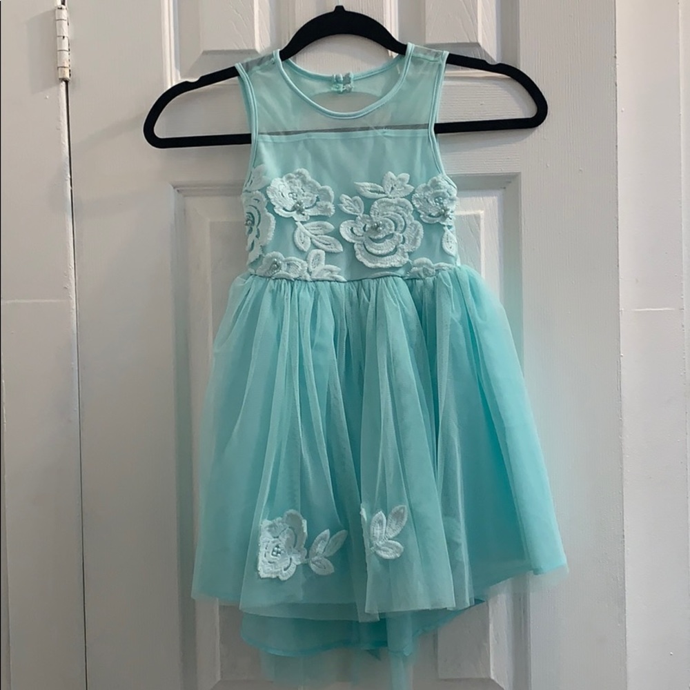 Turquoise toddler dress